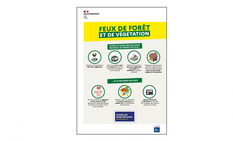 Feux de forêt et de végétation : des outils de sensibilisation pour la saison 2025