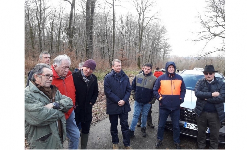 Visite du préfet de Haute Saône à Blondefontaine (70)